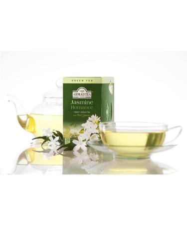 Ahmad Tea Jasmine Green Tea 20 Sachets - Jasmine Romance, 20 Count - Buy Online on GoSupps.com
