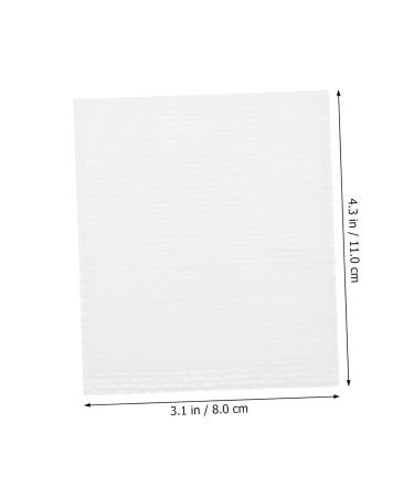 Healeved 8pcs Cotton Pad Eye Cleaning Wipes - Baby Wipes Facial Washing Pads Cosmetic Accessories - 11x10cm White - International Shipping Available - Buy Online on GoSupps.com