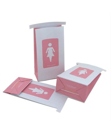 The Barf Boutique Pregnant Lady Morning Sickness Bags | Disposable Pregnancy Vomit Bags - Pink (25/Pk)