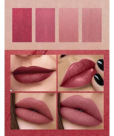 YOO Velvet Matte Creme Color Changing Lip Balm Set - Waterproof Long-Lasting Lipsticks & Gloss for Non-Stick Finish - Buy Online on GoSupps.com