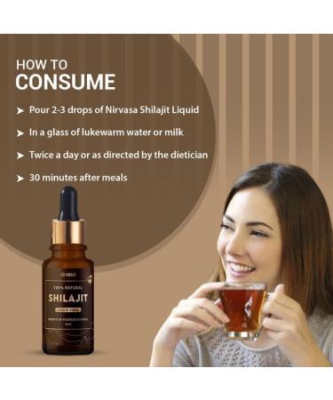 Original Shilajit 100% Natural Liquid Drops (30ml) Unisex - Buy Online on GoSupps.com