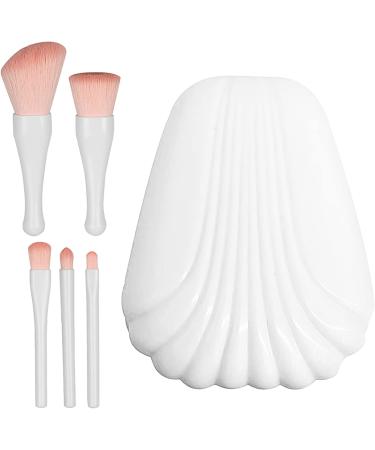 Convenient Beauty Tools Professional Makeup Brush With Mirror Box Mini(White) - Buy Online on GoSupps.com