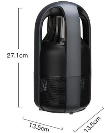 Electronic Mosquito Killer Non-Chemical USB Powered Insect Catcher Smart Light Control Led Photocatalyst Non-Radiative Mosquito Trap with Uv Light Suction Fan for Indoor and Outdoo (White) - Buy Online on GoSupps.com