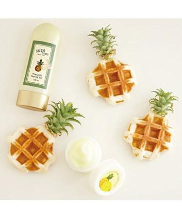 SKINFOOD Pineapple Peeling Gel 3.38 fl.oz. - Deep Facial Exfoliating Gel with Pineapple & Aloe AHA for Sebum Control and Blemish-Free Skin - Dead Skin Remover for Face - Buy Online on GoSupps.com