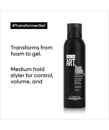 L'Oreal Professionnel Transformer Gel - Volume & Definition Heat Protection Medium Hold - For All Hair Types | Buy Internationally - Buy Online on GoSupps.com