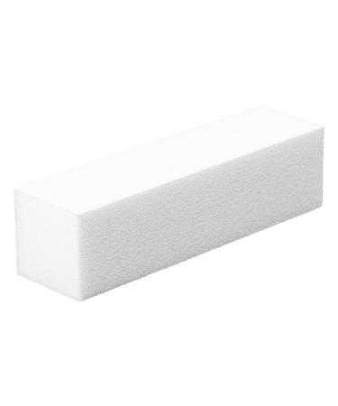 minkissy Finger Nail Files Nail File Kit Nail Sanding Buffer Nail Board Nail Files Board Buffing Block Toenail File Infant Nail File Nail File White Double Sided Tofu Cubes