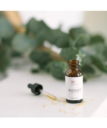 Skin Reverie BOOST Vitamin C Face Serum | Hydrating Serum for All Skin Types | Antioxidant & Collagen Boost - Buy Online on GoSupps.com