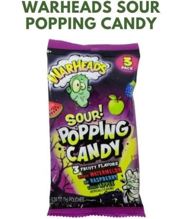 War-heads Sour Popping Candy Apple Watermelon and Raspberry Sour Taffy 2in1 Tropical Strawberry 2in1 Colors and Flavors and Hot Tamales Filled Pop Variety Pack (Pack of 01) - Buy Online on GoSupps.com