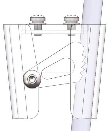 NKEOSN Pontoon Fender Clips - Adjustable Stainless Steel Boat Bumper Clips for Square Rails - 4 Pack - Buy Online on GoSupps.com