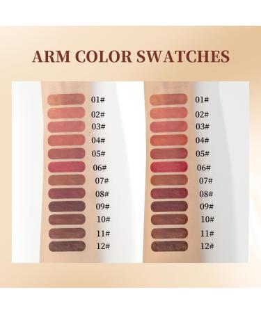  SONGVISON Set of 12 lip pencils with a matte waterproof and long-lasting formula nude and smudge-proof colors (set of 12 units) - Buy Online on GoSupps.com