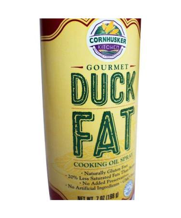 Cornhusker Kitchen Gourmet Duck Fat Spray Cooking Oil - All-Natural Non-Stick Oil for Cooking, Baking, and Grilling - 3 Pack, 7oz - Buy Online on GoSupps.com