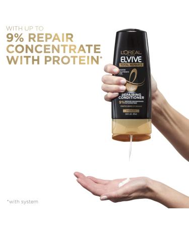 Restore Damaged Hair with L'Oreal Elvive Total Repair 5 Conditioner - 28 Fl Oz - Buy Online on GoSupps.com