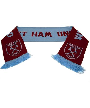 EPL West Ham Authentic 2 Sided Crest Scarf - Official Merchandise - Buy Online on GoSupps.com