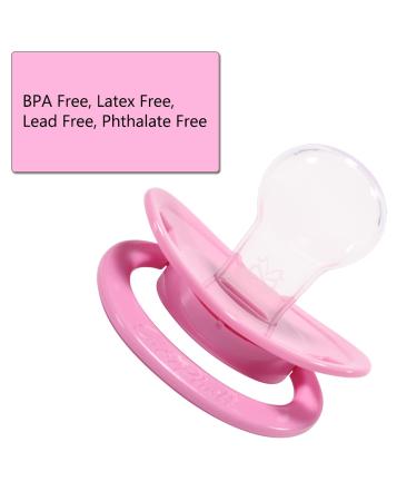 CutiePlusU Adult Pacifier Dummy 3-Pack - Big Shield Design (Pink/Blue/Black) - Buy Online on GoSupps.com