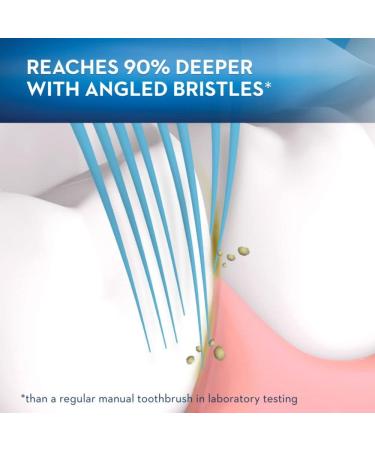 Oral-B CrossAction Deep Reach Soft Toothbrushes - 4 Count Pack - Buy Online on GoSupps.com