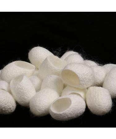 100 Silkworm Cocoons Facial Cleanser - Natural Skin Care Tool for Face Massage & Peeling - Buy Online on GoSupps.com