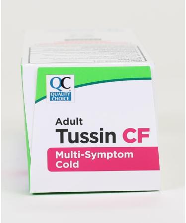 Quality Choice Non-Drowsy Tussin CF Multi-Symptom Cold Relief 4 Oz (Pack of 6) - Buy Online on GoSupps.com