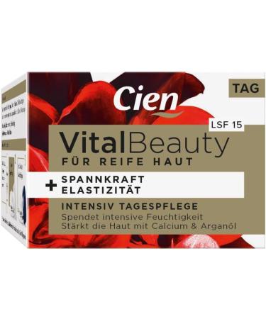  Cien Cien 2-Piece Skincare Set: VitalBeauty Day Cream SPF 15 (50 ml) + Natural Almond Sensitive Face Cream (50 ml) 100 ml - Buy Online on GoSupps.com