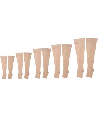 Brrnoo Women's Compression Socks - Lycra & Cotton Anti-Slip Seamless 20-32 mmHg for Leg Trimming & Varicose Vein Prevention - Buy Online on GoSupps.com