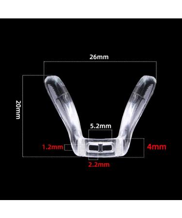 Fenteer Silicone Saddle Nose Pad Bracket | U-Shaped Eyeglass Saddle Bridge for DIY | Large Size | International Shipping - Buy Online on GoSupps.com