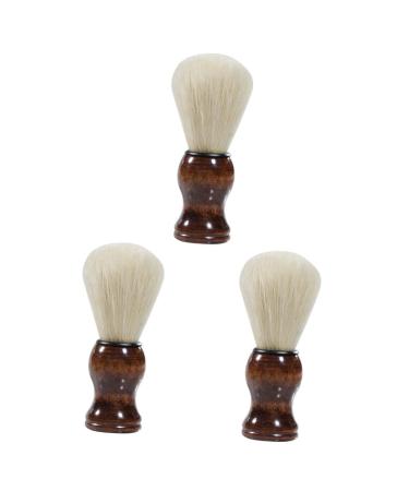 Fomiyes 3st Bart cleaning brush Kalebasse supporters Halloween key band Green wigs for women soft beard brush PIN display banners Small hanging basket model bamboo man