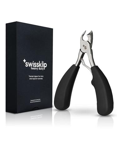 Swissklip Heavy Duty Toenail Clippers for Seniors Thick Toenails I Professional Nail Clippers for Ingrown Toenail I Toenail Clippers for Thick Nails I Nail Cutter as Toe Nail Clippers (1 Unit Pack)