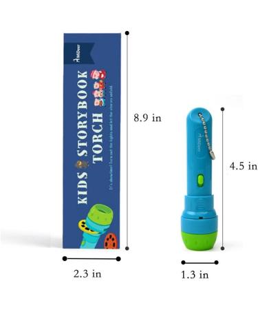 Pueri Projector Flashlight for Kids - 4 Educational Stories | Best Toys for Learning & Fun - Buy Online on GoSupps.com