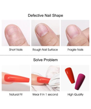 200 Piece Matte & Luster Artificial Nail Tips - 20 Colors for Gel Nails | Premium Stick-On Nails - International Shipping Available - Buy Online on GoSupps.com