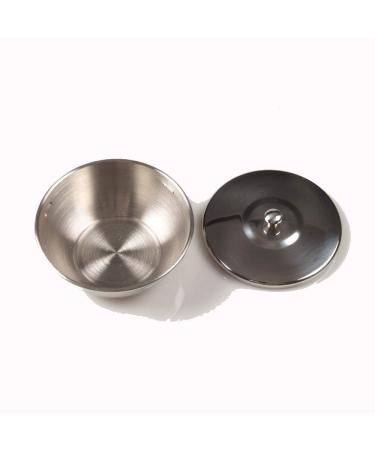 Premium Stainless Steel Shaving Bowl with Cover | Direct from France - International Shipping Available - Buy Online on GoSupps.com
