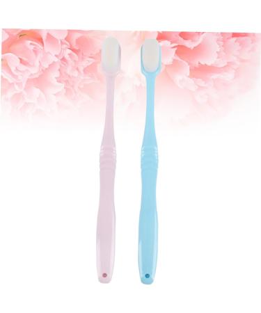 Gatuida Natural Manual Toothbrush Set - 2 Pcs Travel-Friendly Household Dental Floss Brushes - Buy Online on GoSupps.com