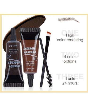 SLYHHZHMY Eyebrow tint with two eyebrow shades Eyebrow tint set Water and smudgeresistant Eyebrow mascara without additives 1 - Buy Online on GoSupps.com