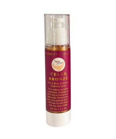 Skin Genie Celeb Bronz Bronzer & Highlighter Serum - Anti-Pollution Peptide Formula for Instant Tan. Reduces Fine Lines & Wrinkles - Buy Online on GoSupps.com