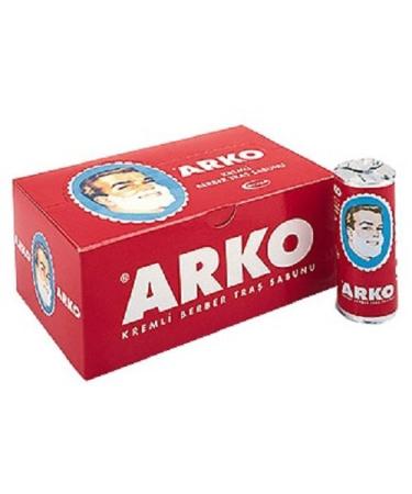 Arkopharma Arko Pack of 12 shaving soaps 75 ml