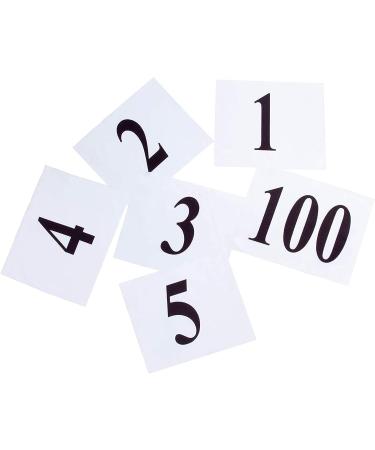 Juvale Race Bibs - 1-100 Competitor Running Bib Numbers for Marathon Races - Buy Online on GoSupps.com