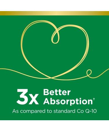 Nature's Bounty Advanced Triple Absorb Co Q-10 Heart Health Rapid Release Softgels 90 Ct (Pack of 3) - Buy Online on GoSupps.com