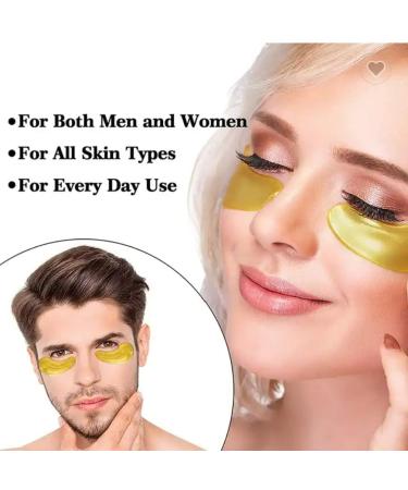 Crystal Collagen 24k Gold Under Eye Patch - 7 Pairs in Gift Box | Brighten, Hydrate, and Rejuvenate - Buy Online on GoSupps.com