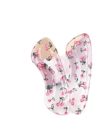 Heel Liner GEL Anti-wear Foot Thick Cushion Liner Men Premium Daily for Spurs and Heel Blister Prevention(Cherry Large)