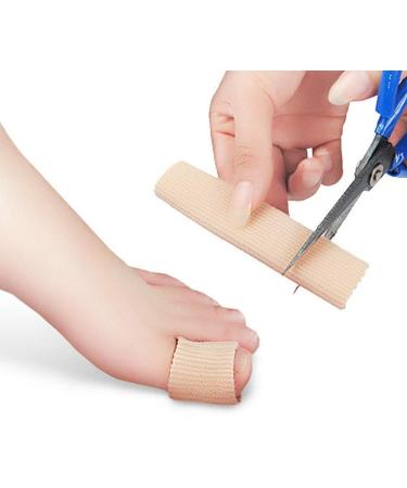 2Pcs Gel Toe Caps - Silicone Protectors for Ingrown Toenails, Corns, Blisters - Toe Sleeves for Hammer Toes - Buy Online on GoSupps.com