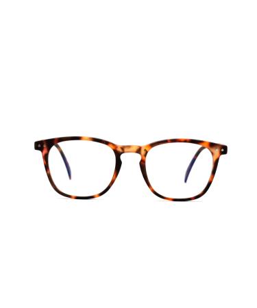 Muunel High Index Glasses 1.6 With Essilor AR Coating - Ultra -Slim William Ultimate Thin Black Frame for Women Power Tortoise 0.25 X