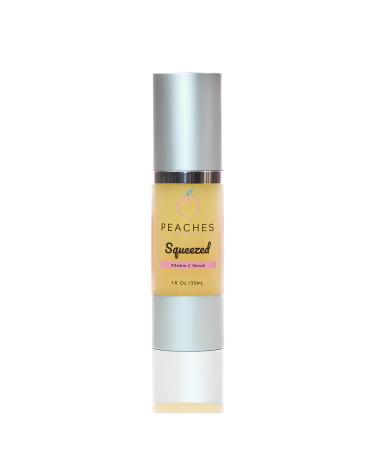 Squeezed Vitamin C Face Serum (1 oz) - Age-Defying Brightening Serum with Vitamin C Real Gold Kakadu Plum Extracts - Vegan Facial Serum - Vitamin C Serum For Face Elasticity