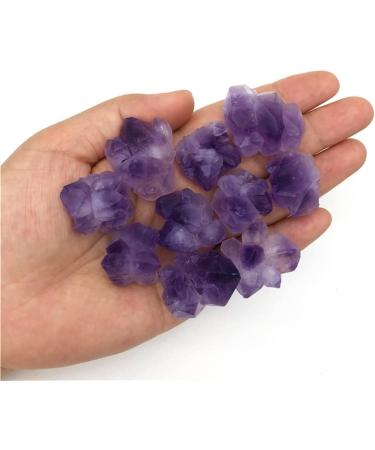 Room Decoration 100g Natural Purple Quartz Amethyst Cluster Specimen Lucky Stone Beautiful Crystal - Buy Online on GoSupps.com
