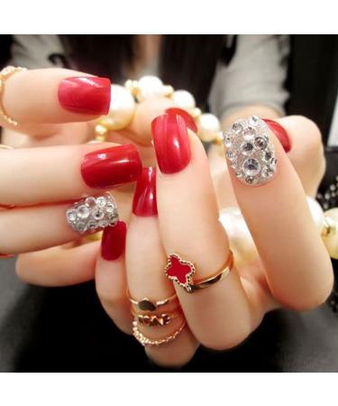 nail art set DIY Nails Rhinestones Nail Art Cosmetics Clothes Design Jewels Diamond Accessories Style4 - Buy Online on GoSupps.com