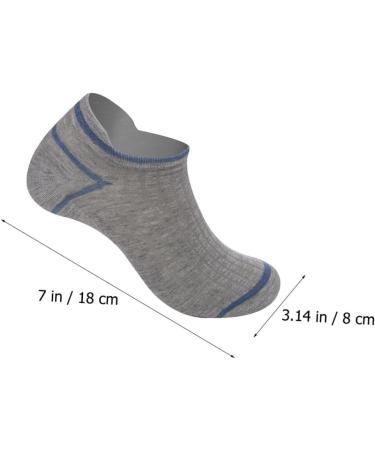 Inner Height Socks - Height Increase Insoles & Gel Pads for Comfort | Light Grey Pure Cotton Shoe Inserts - Buy Online on GoSupps.com