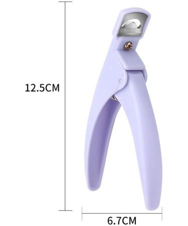 HCHGJKN Nail Clippers Professional Nail Art Clipper U Shape False Tips Edge Cutters Manicure Colorful Nail Scissors Trimmer Nail Art Tools - Buy Online on GoSupps.com