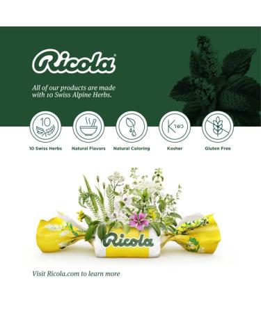 Ricola Sugar Free Throat Drops Original Swiss Herb - 19 ct (Pack of 2) - Buy Online on GoSupps.com