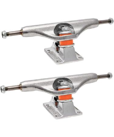 INDEPENDENT Forged Titanium Logo Trucks Silver 144mm Set - High Quality Truck Set - Buy Online on GoSupps.com
