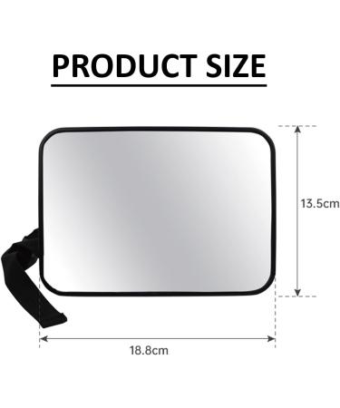 JOBi Baby Rear View Car Mirror - 100% Shatterproof | Essential for Newborn | Drive Safely and Monitor Your Child with Peace of Mind - Buy Online on GoSupps.com