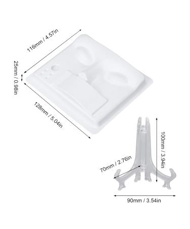 ZJchao Eyelash Practice Tray Set - 10pcs Training Boards & Holder for Beginners | Perfect for Eyelash Extensions - Buy Online on GoSupps.com
