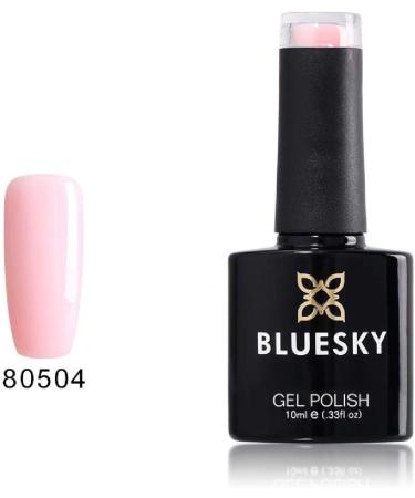 BLUESKY Gel Polish French Manicure Set Pink White Silver Nude Glitter (Requires Curing Under Uv/Led Lamp) 10 ml - Buy Online on GoSupps.com