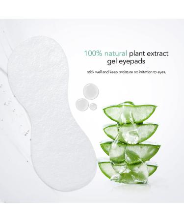 Lunamoon Eye Pads for Eyelash Extensions - 50 Pairs Gourd White | Ultimate Eyelash Lifting & Coloring Gel Patches - Buy Online on GoSupps.com